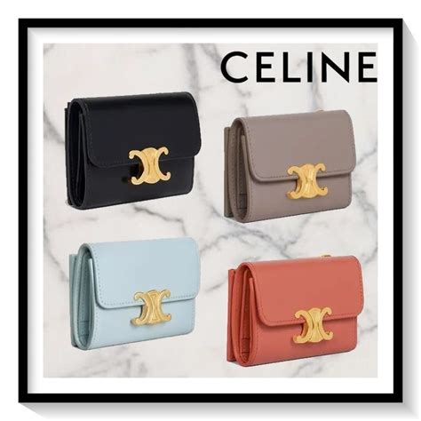 celine triomphe peony|celine sentimental triomphe wallet.